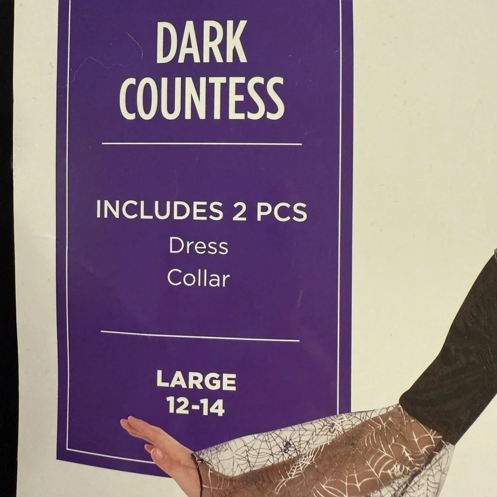 Kids Dark Countess Costume